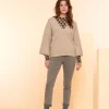 Broeken | Denim*Geisha Fashion Geisha Dames 7/8 Skinny Jeans 41512-10 mud