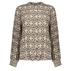 Blouses*Geisha Fashion Geisha Dames Blouse 43708-20 anthracite