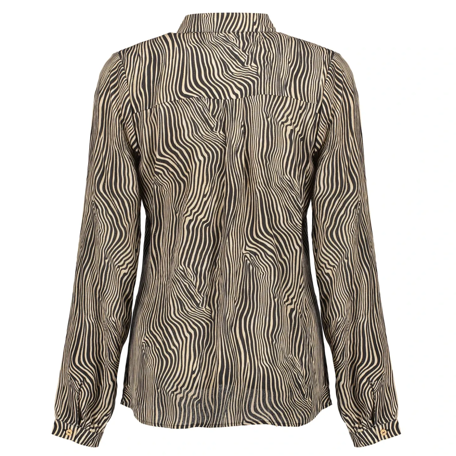 Blouses*Geisha Fashion Geisha Dames Blouse Met Zebraprint 43669-20 off-white