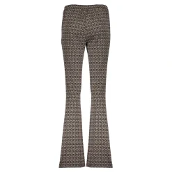 Broeken*Geisha Fashion Geisha Dames Broek Met Minimal Print 41552-70 zwart