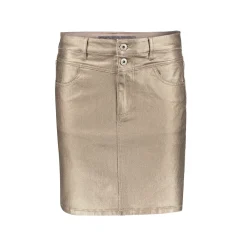 Rokken*Geisha Fashion Geisha Dames Coated Katoenen Denim Rok 46500-10 gold