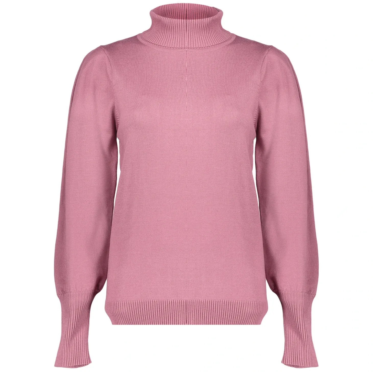 Truien & Vesten*Geisha Fashion Geisha Dames Coltrui Met Pofmouwen 44566-14 old pink