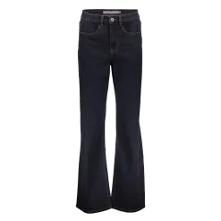 Broeken | Denim*Geisha Fashion Geisha Dames Flair Jeans 41524-10 anthracite