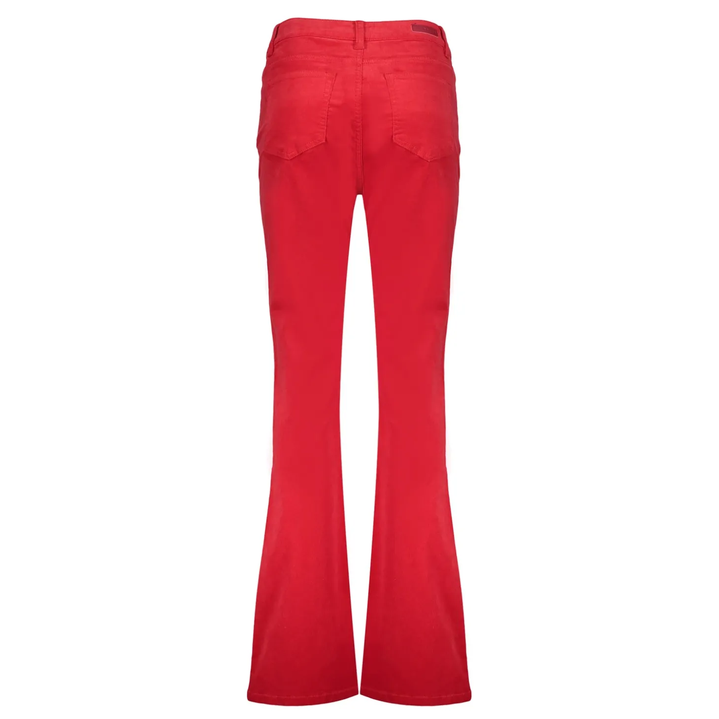 Broeken | Denim*Geisha Fashion Geisha Dames Flare Jeans Met Stretch 41529-10 rood