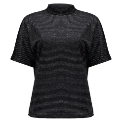 Tops & T-shirts*Geisha Fashion Geisha Dames Fluwelen Top 42652-20 zwart