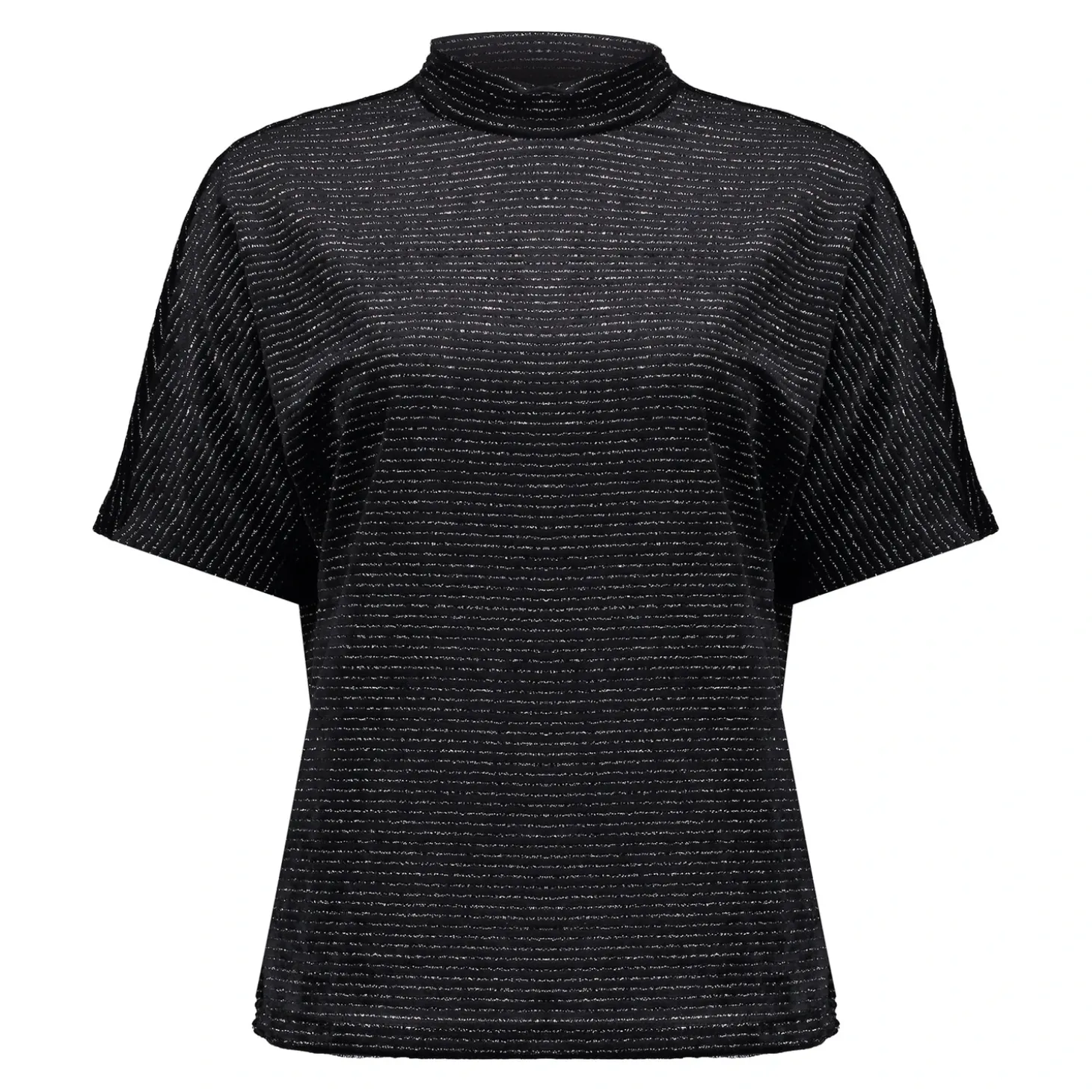 Tops & T-shirts*Geisha Fashion Geisha Dames Fluwelen Top 42652-20 zwart