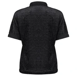 Tops & T-shirts*Geisha Fashion Geisha Dames Fluwelen Top 42652-20 zwart