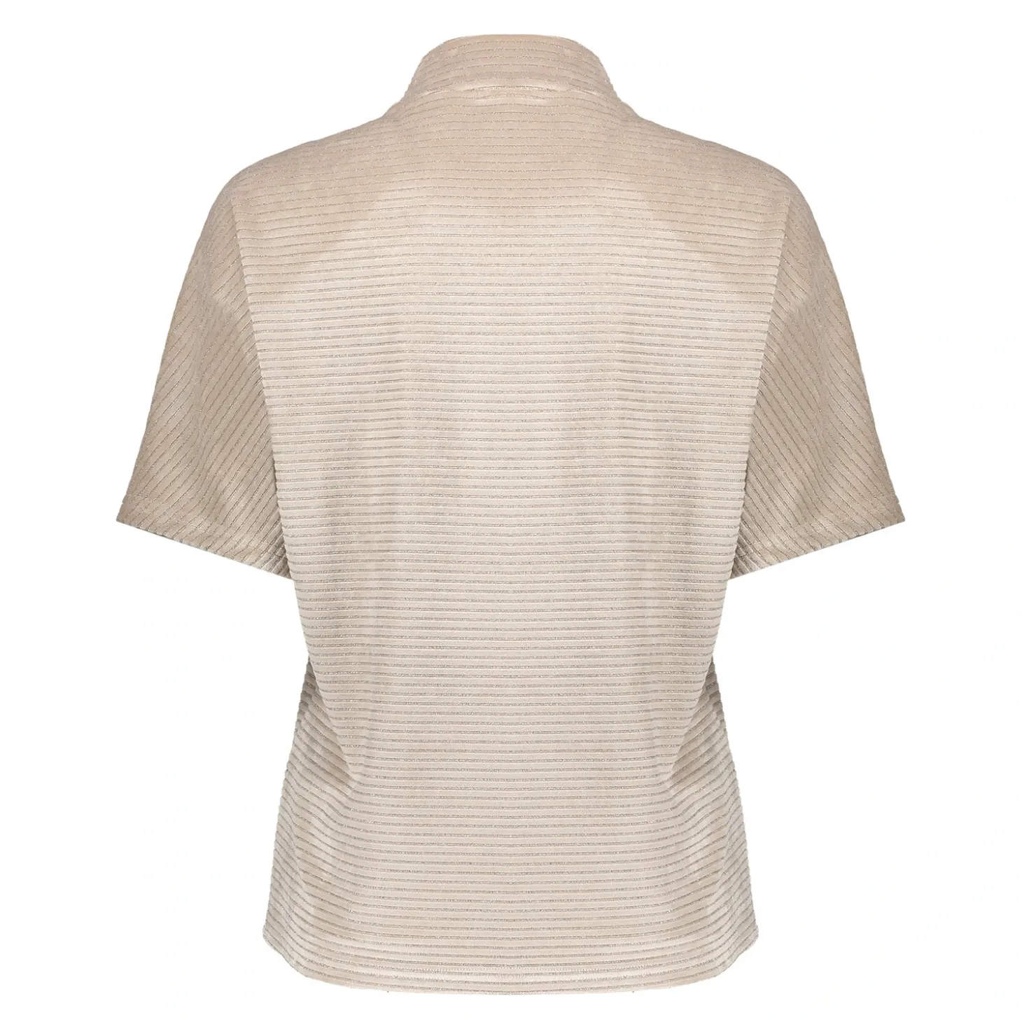 Tops & T-shirts*Geisha Fashion Geisha Dames Fluwelen Top 42652-20 sand