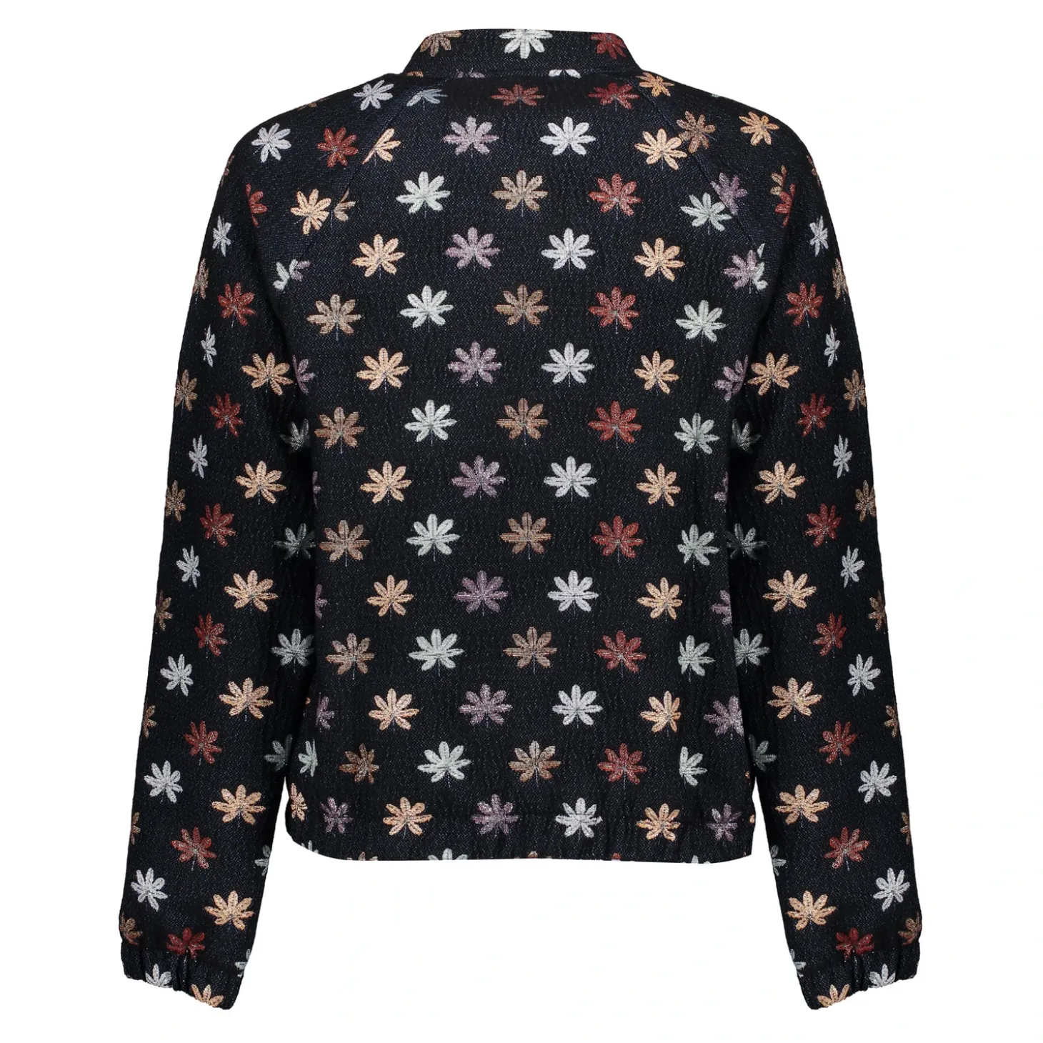 Jasjes & Blazers*Geisha Fashion Geisha Dames Gebloemd Jasje 45623-20 zwart