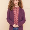 Truien & Vesten*Geisha Fashion Geisha Dames Gebreid Vest 44514-10 mauve