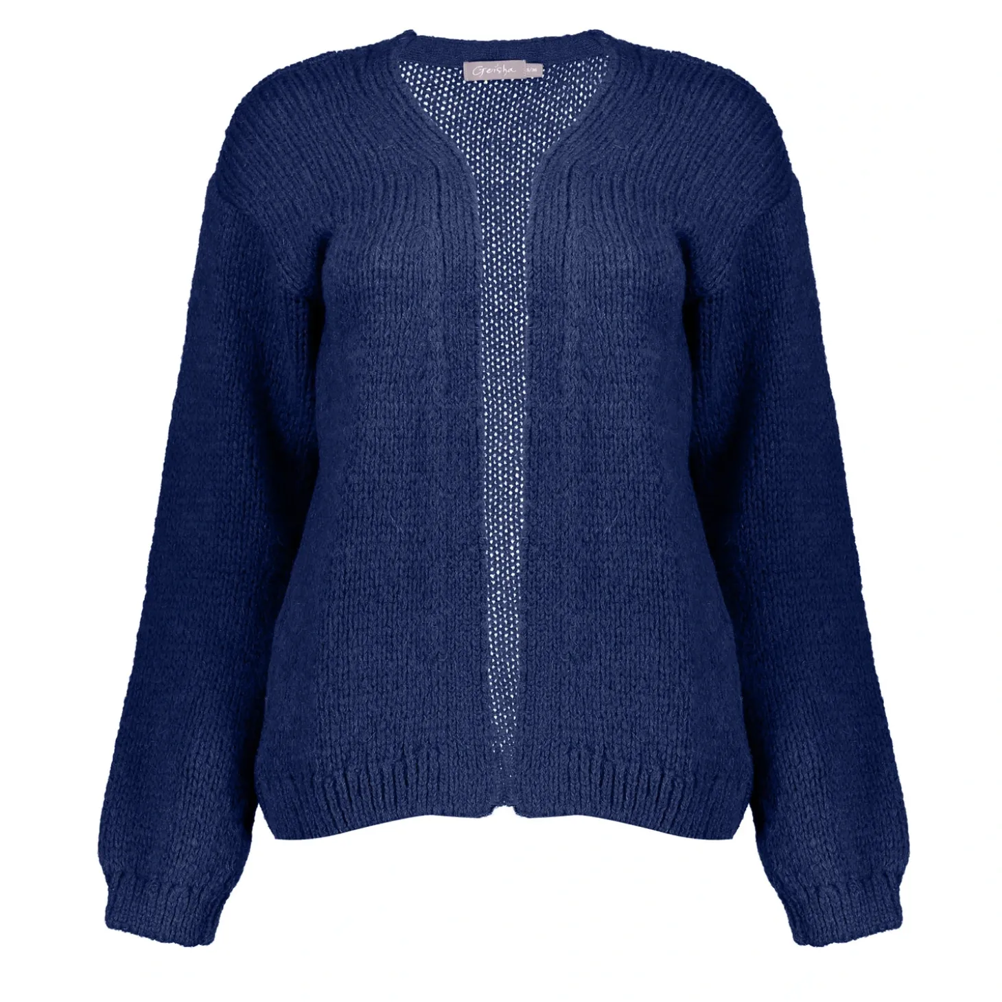 Truien & Vesten*Geisha Fashion Geisha Dames Gebreid Vest 44585-70 navy