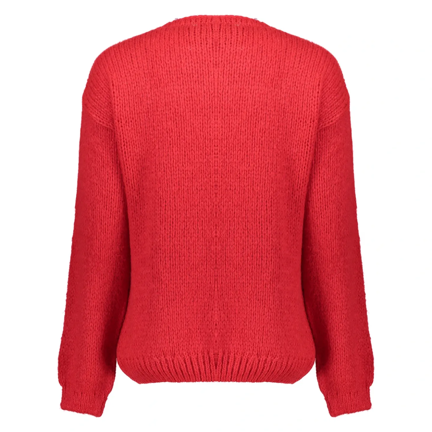 Truien & Vesten*Geisha Fashion Geisha Dames Gebreid Vest 44585-70 rood