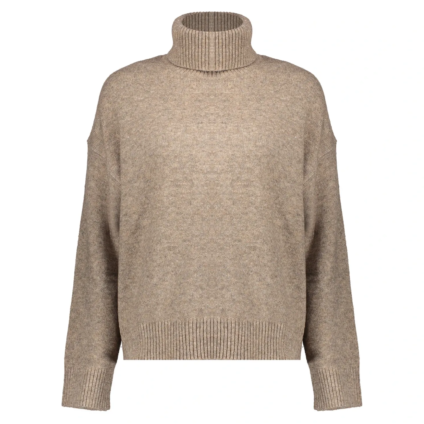 Truien & Vesten*Geisha Fashion Geisha Dames Gebreide Coltrui 44513-10 taupe