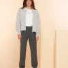 Broeken | Denim*Geisha Fashion Geisha Dames Geplooide Pantalon 41540-10 anthracite