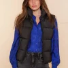 Jassen & Jacks*Geisha Fashion Geisha Dames Gewatteerde Bodywarmer 48527-21 zwart