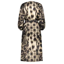 Jurken & Jumpsuits*Geisha Fashion Geisha Dames Jurk Met Print 47615-20 sand