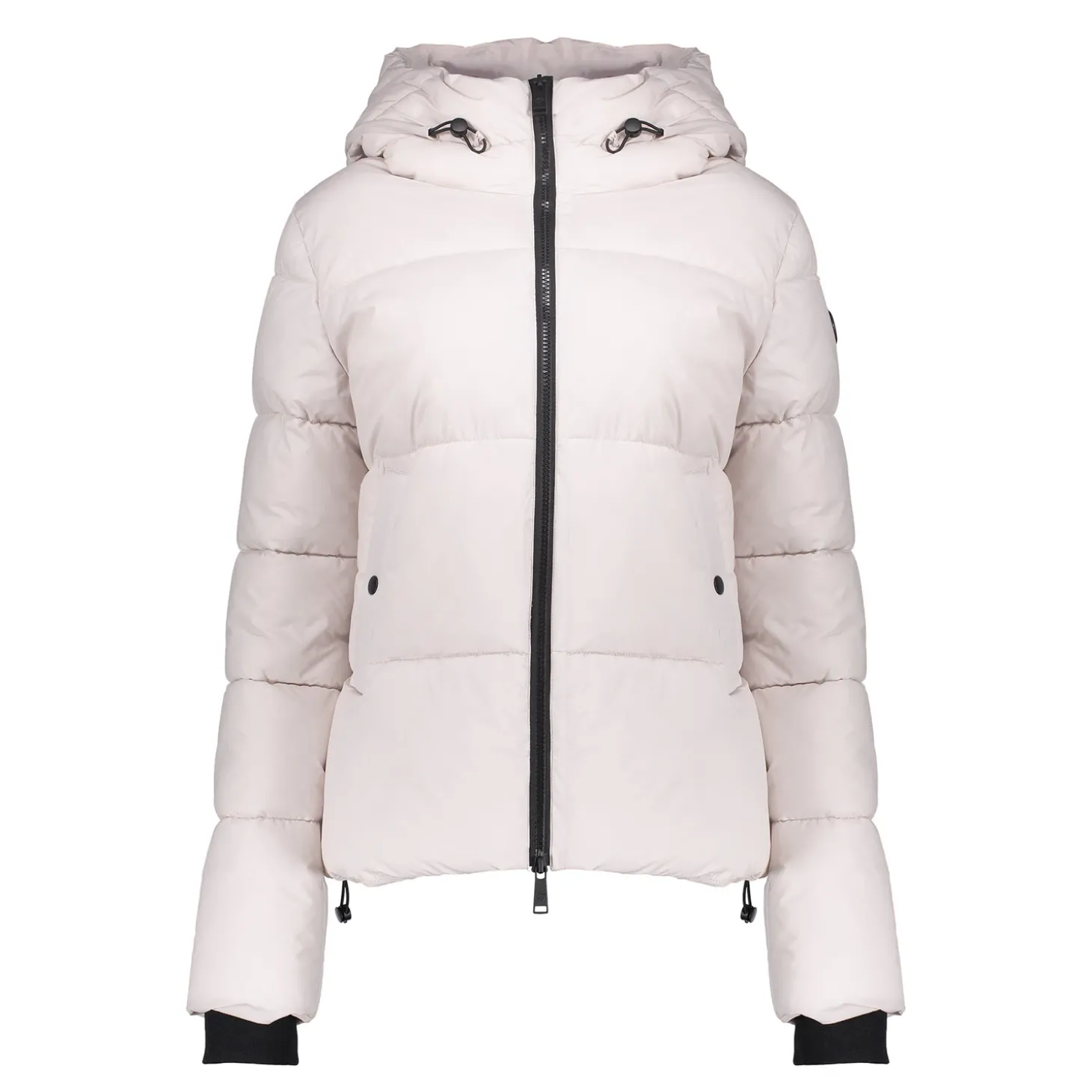 Jassen & Jacks*Geisha Fashion Geisha Dames Korte Gewatteerde Jas Met Capuchon 48551-12 off-white
