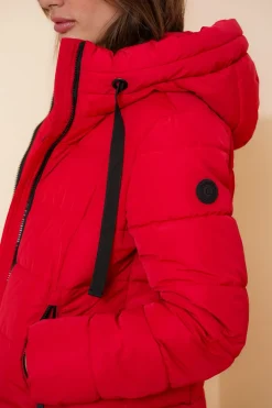 Jassen & Jacks*Geisha Fashion Geisha Dames Korte Pufferjas 48553-12 rood