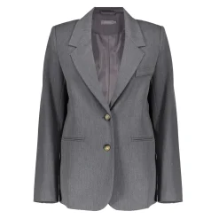 Jasjes & Blazers*Geisha Fashion Geisha Dames Melange Blazer 45602-32 grey melange