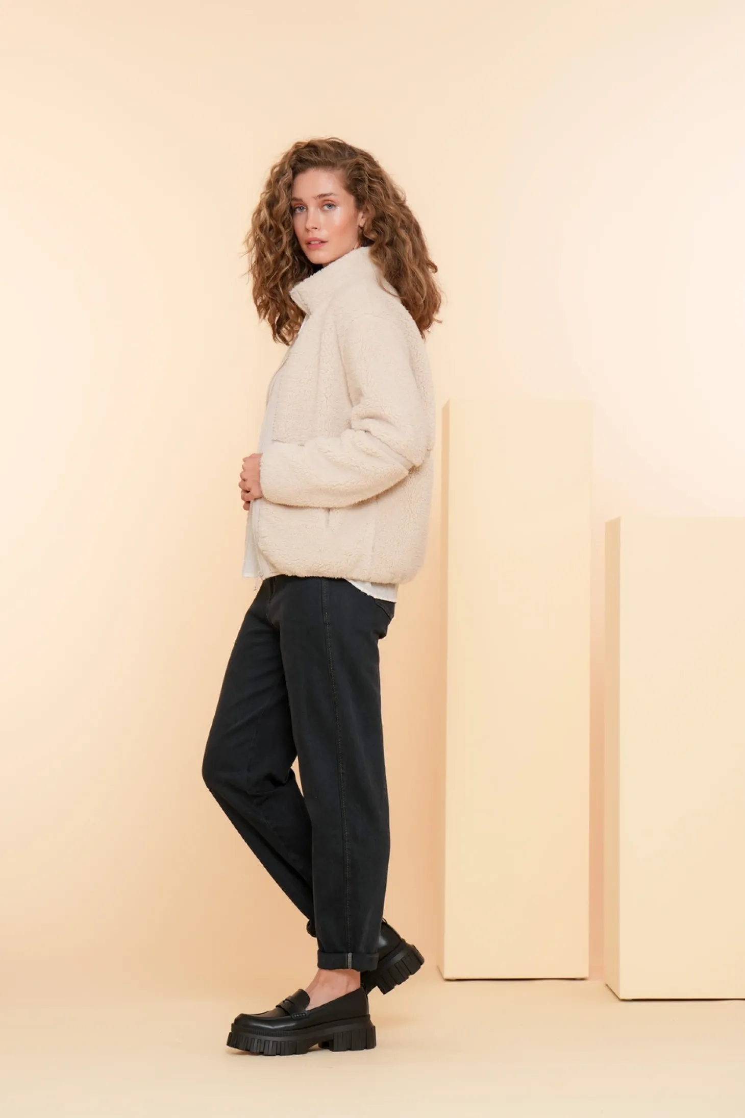 Broeken | Denim*Geisha Fashion Geisha Dames Mom Fit Jeans 41541-10 anthracite