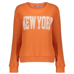Truien & Vesten*Geisha Fashion Geisha Dames Oranje New York Sweater 42606-41 bruin