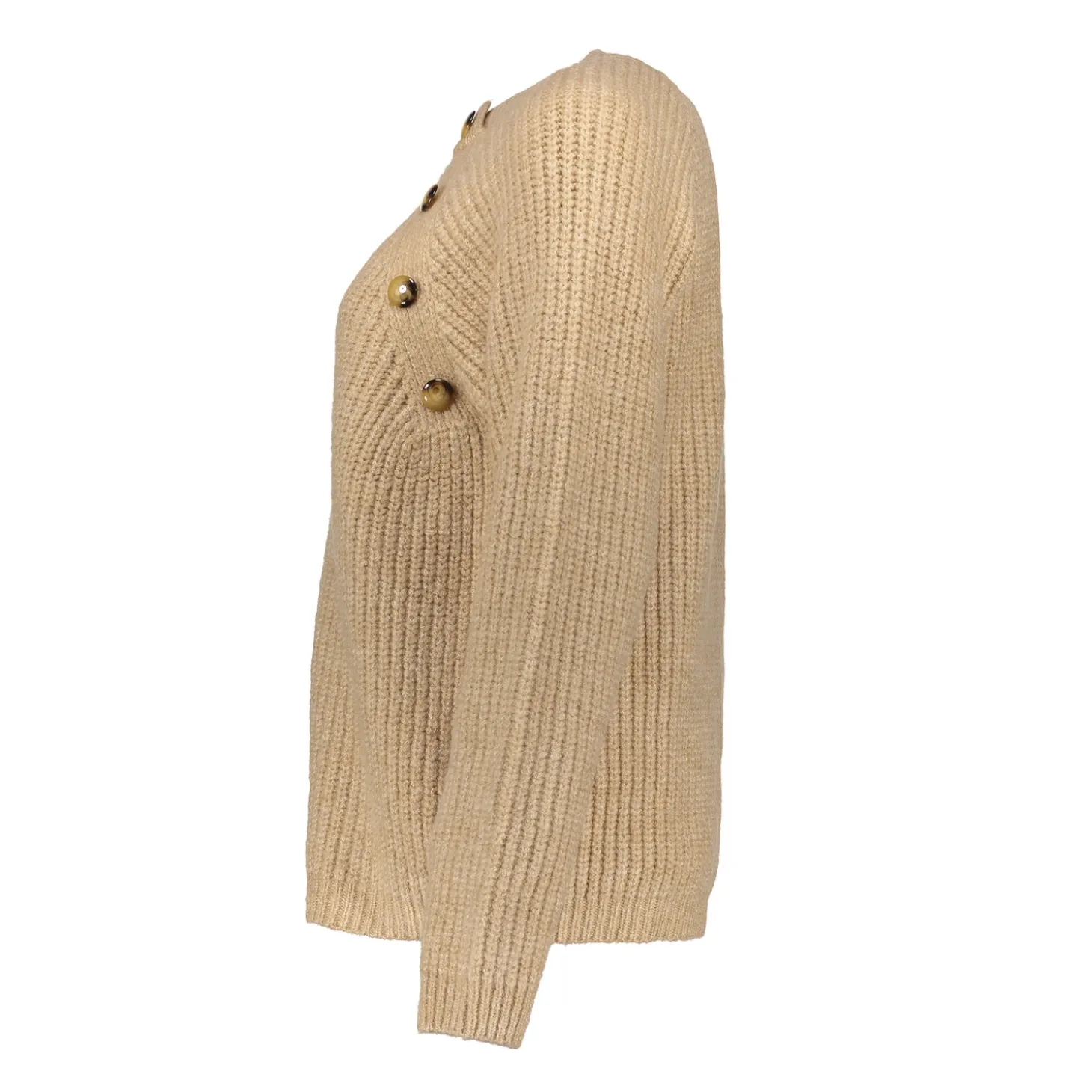 Truien & Vesten*Geisha Fashion Geisha Dames Oversized Gebreide Trui 44590-43 sand