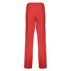 Broeken*Geisha Fashion Geisha Dames Regular Fit Pantalon 41635-32 rood
