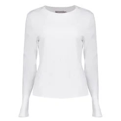 Tops & T-shirts*Geisha Fashion Geisha Dames Rib Kwaliteit Shirt 42611-41 wit