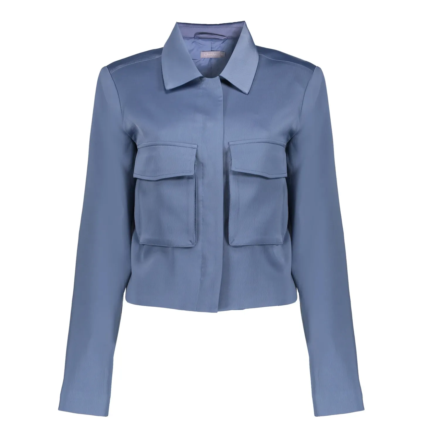 Jasjes & Blazers*Geisha Fashion Geisha Dames Satijne Jasje 45581-21 blue