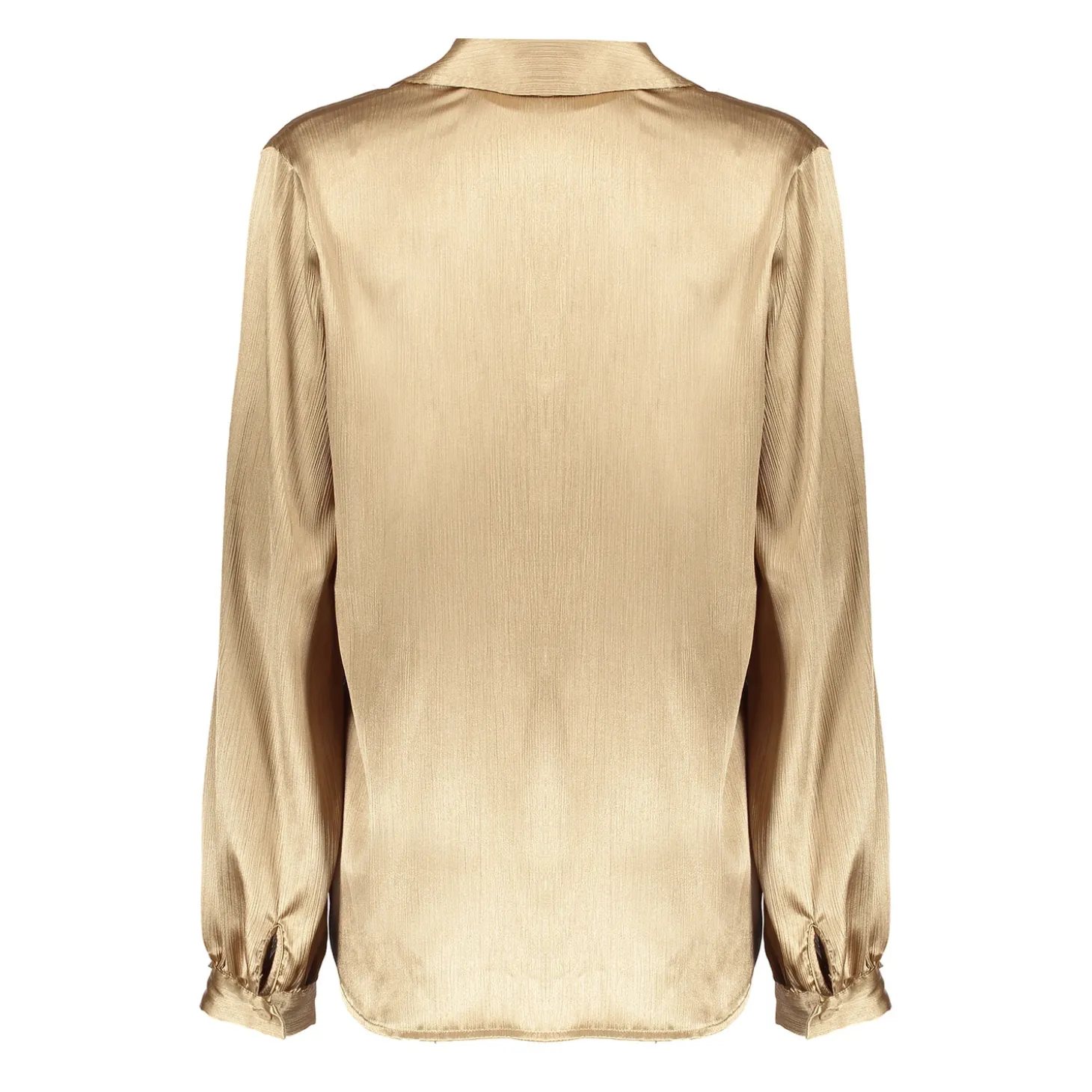 Tops & T-shirts*Geisha Fashion Geisha Dames Satin Top Met V-hals 43540-14 sand