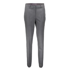 Broeken*Geisha Fashion Geisha Dames Slim Fit Tailord Melange Pantalon 41639-32 grey melange