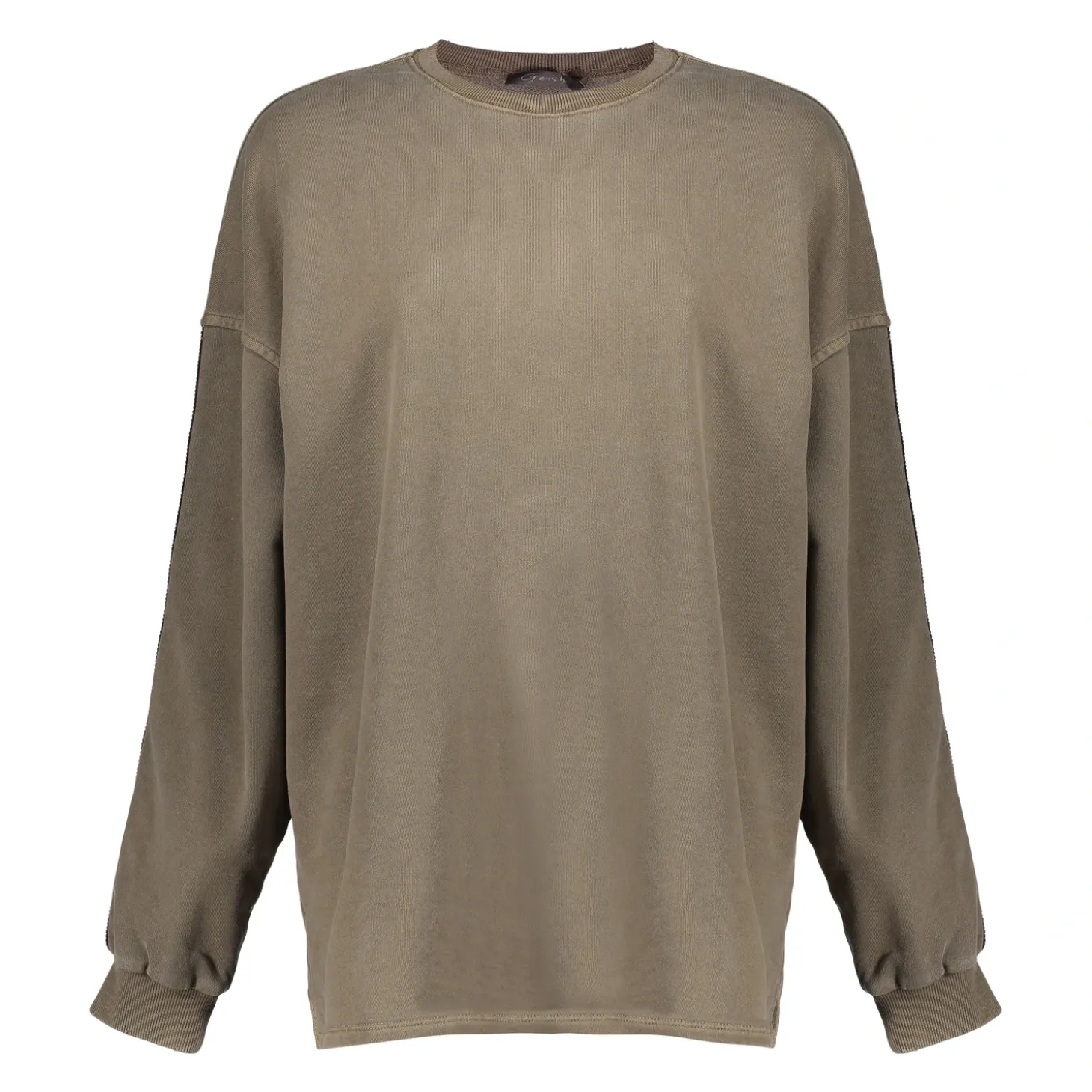 Truien & Vesten*Geisha Fashion Geisha Dames Sweat Boxy Trui 43500-10 sand