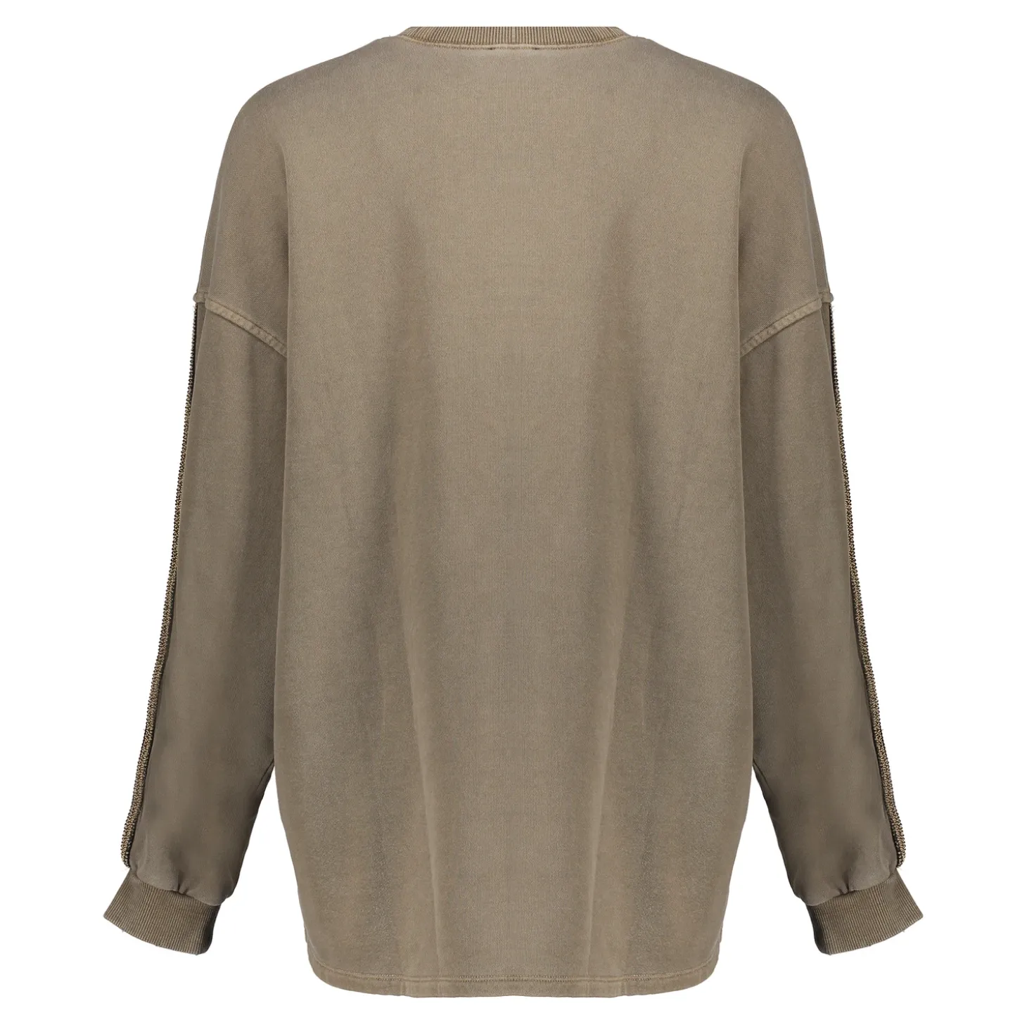 Truien & Vesten*Geisha Fashion Geisha Dames Sweat Boxy Trui 43500-10 sand