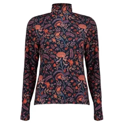 Tops & T-shirts*Geisha Fashion Geisha Dames Top Met Bloemenprint 42528-60 navy