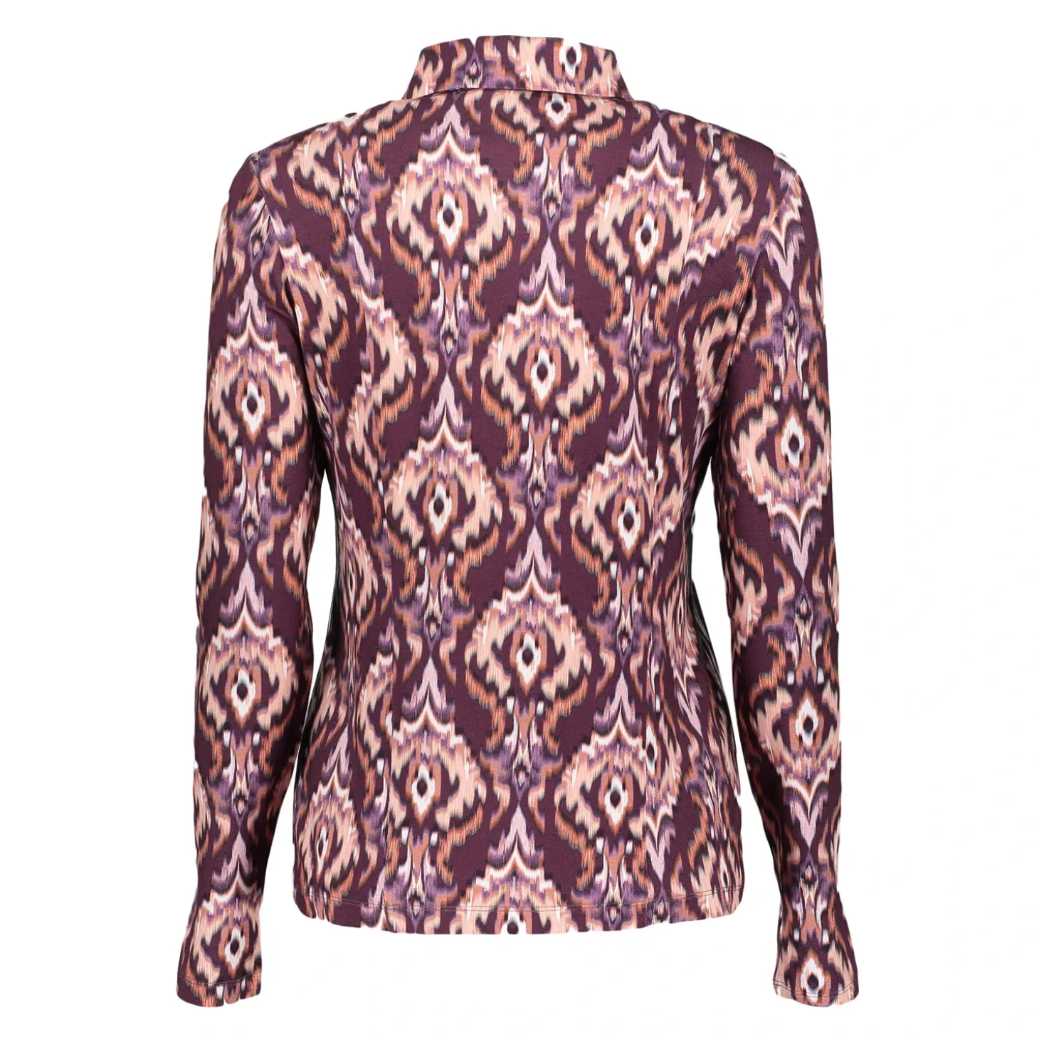 Tops & T-shirts*Geisha Fashion Geisha Dames Top Met Ikat Print 42542-60 mauve