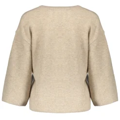 Truien & Vesten*Geisha Fashion Geisha Dames Vest Met Vlindermouw 44560-14 sand