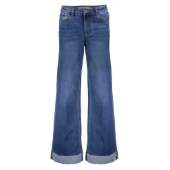 Broeken | Denim*Geisha Fashion Geisha Dames Vintage Flare Jeans 41517-10 blue denim stonewash