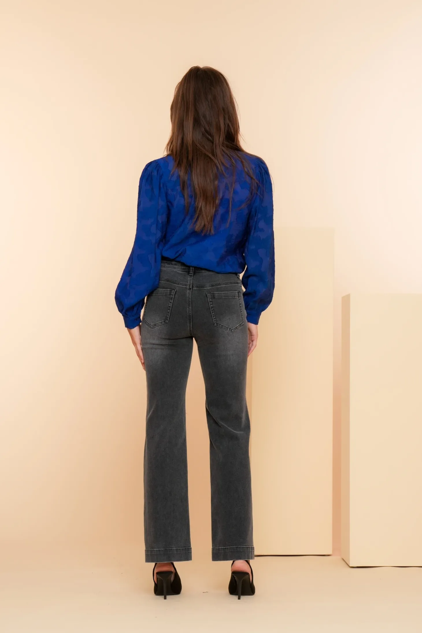 Broeken | Denim*Geisha Fashion Geisha Dames Wide Leg Jeans 41508-10 grey denim