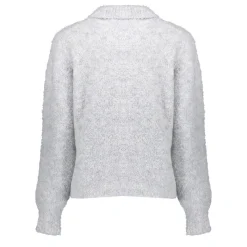 Jasjes & Blazers | Truien & Vesten*Geisha Fashion Geisha Dames Wollen Binnenjasje 44538-29 light grey