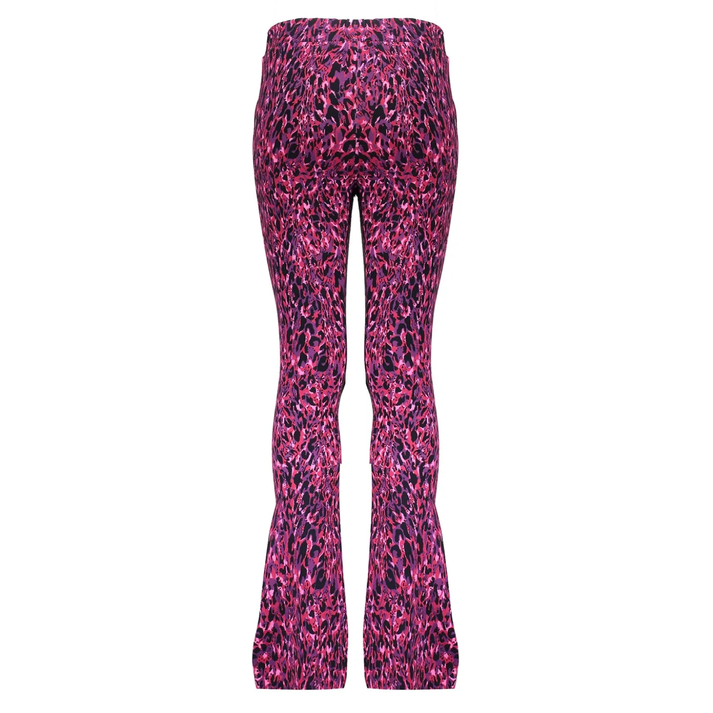 Broeken*Geisha Fashion Geisha Girls Broek Met Panterprint 41580K-60 zwart