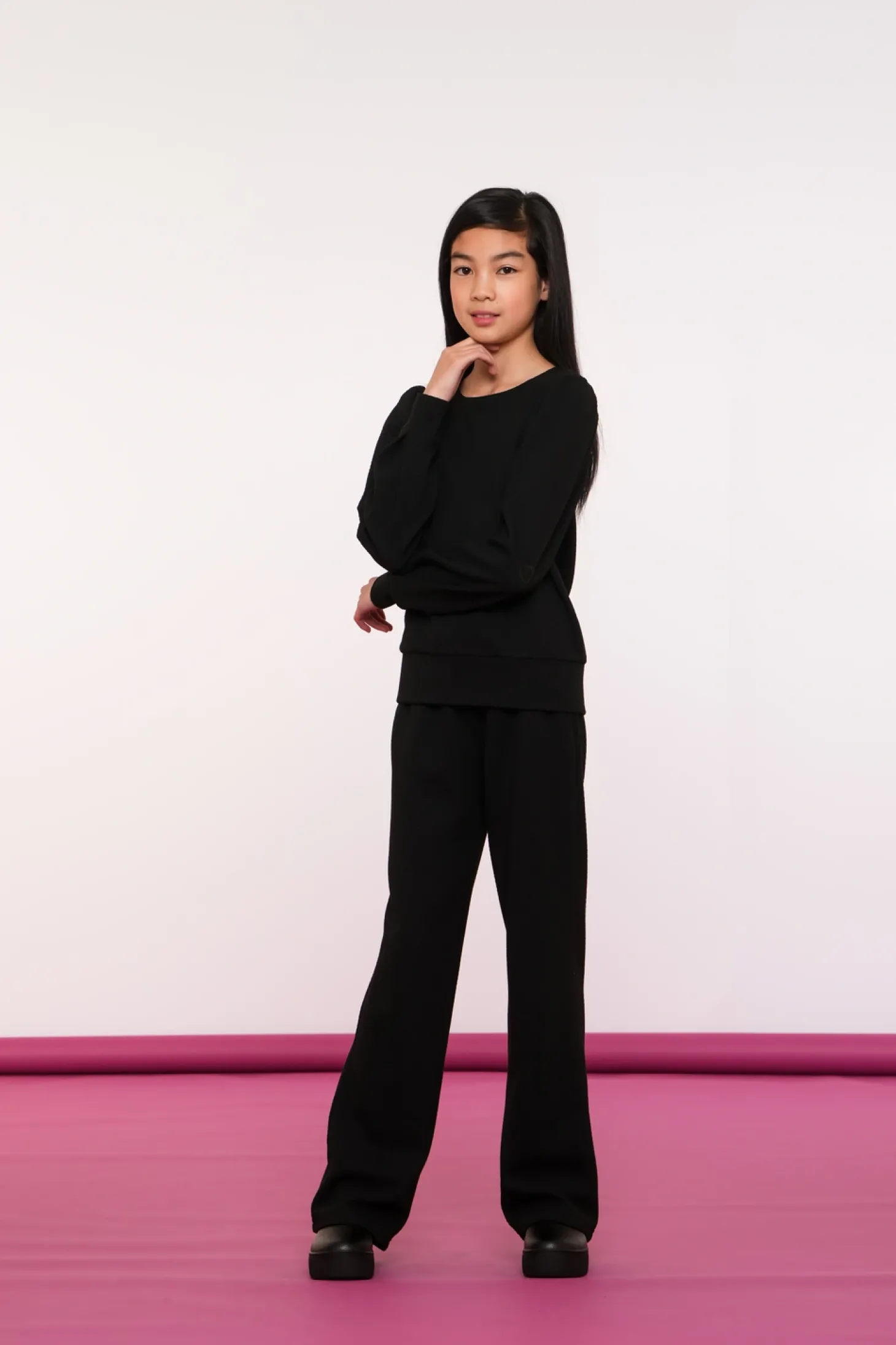 Broeken*Geisha Fashion Geisha Girls Comfy Broek 41594K-21 zwart