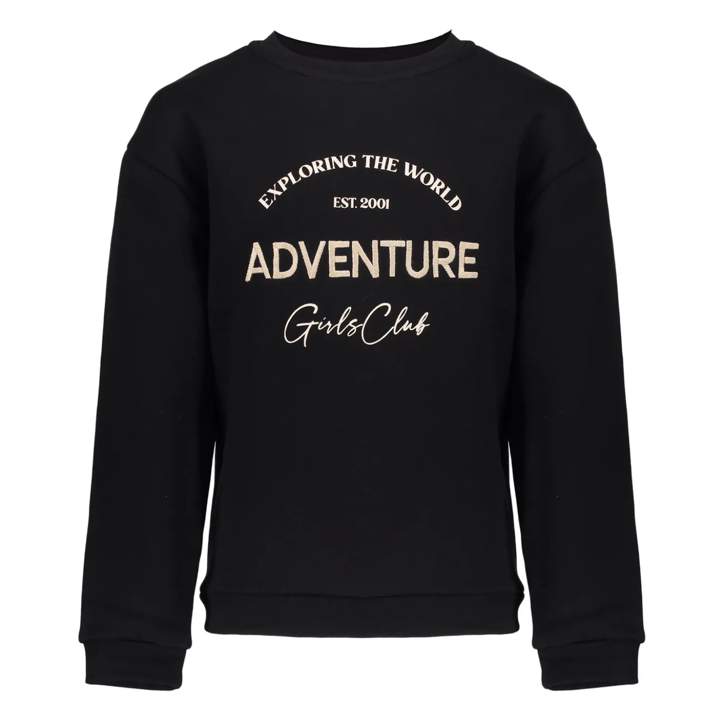 Truien & Vesten*Geisha Fashion Geisha Girls Comfy Sweater Met Tekst 42633K-24 zwart