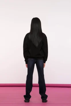 Truien & Vesten*Geisha Fashion Geisha Girls Comfy Sweater Met Tekst 42633K-24 zwart