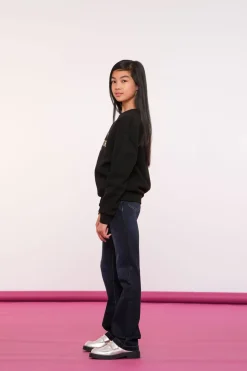 Truien & Vesten*Geisha Fashion Geisha Girls Comfy Sweater Met Tekst 42633K-24 zwart