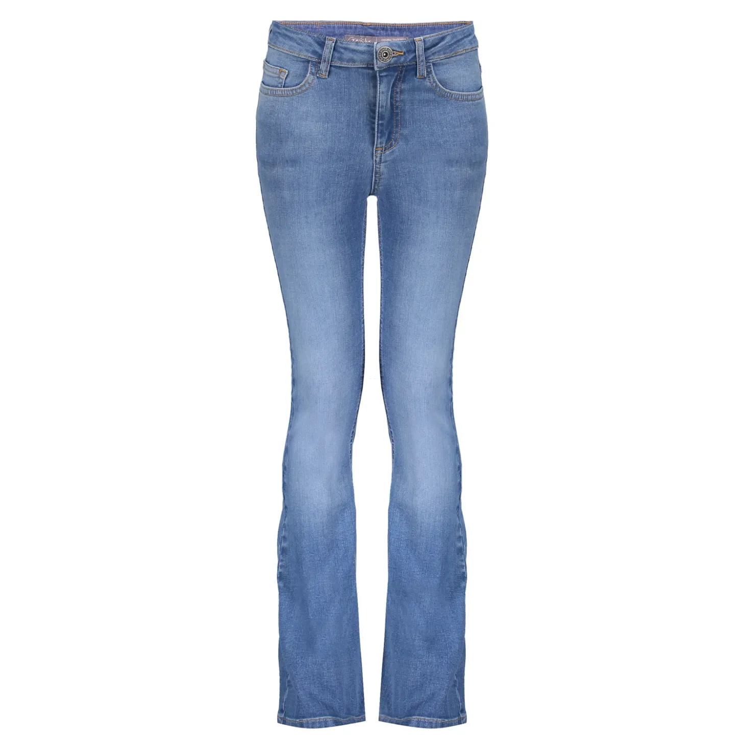 Broeken | Denim*Geisha Fashion Geisha Girls Flare Jeans 41600K-50 BELLE blue denim