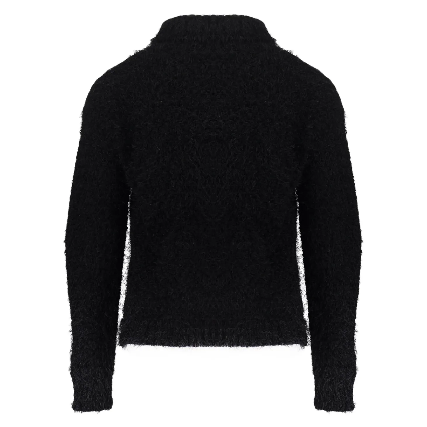 Truien & Vesten*Geisha Fashion Geisha Girls Gebreide Furry Trui 44505K-10 zwart