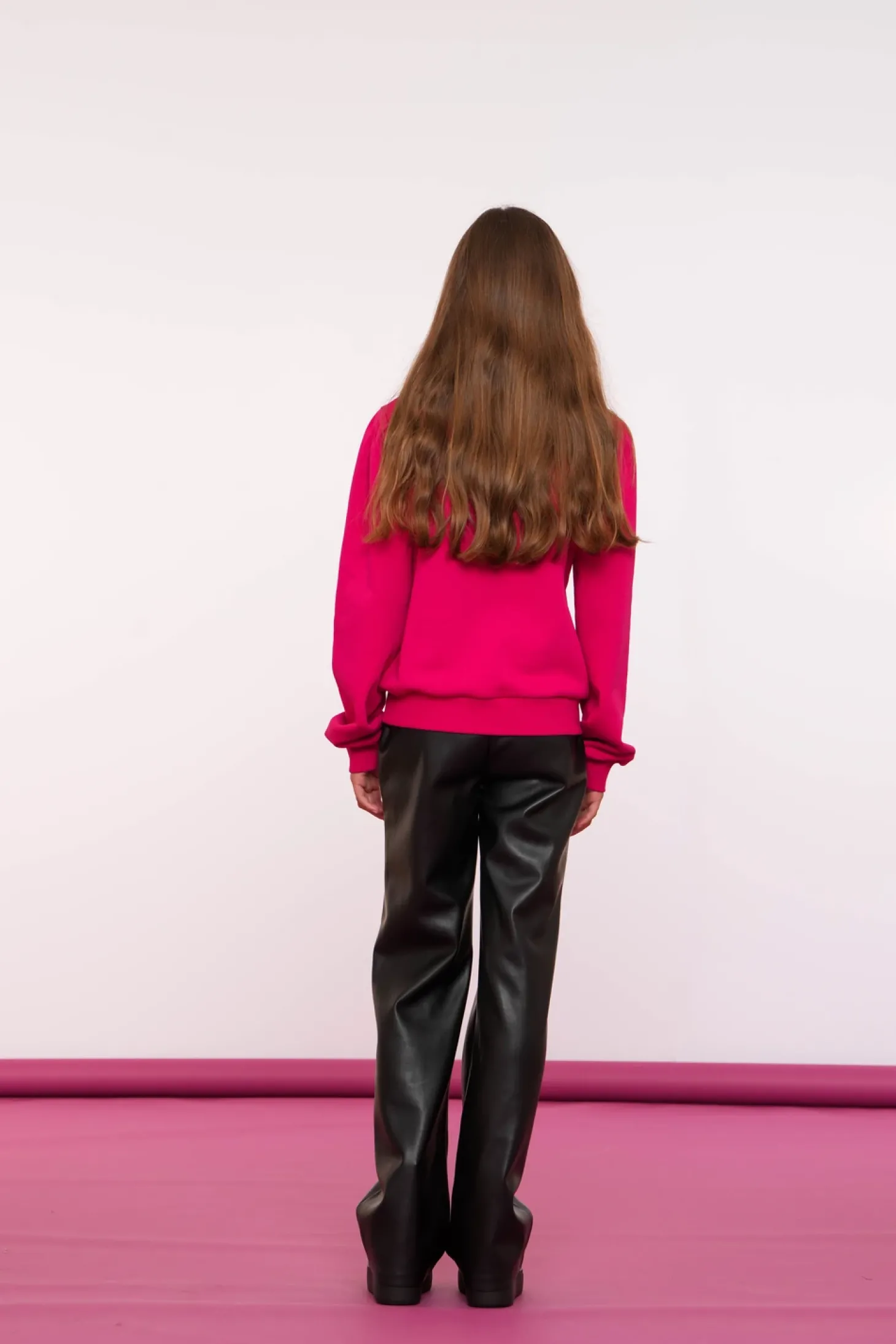 Broeken*Geisha Fashion Geisha Girls Leren Pu Broek 41565K-19 zwart