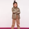 Jasjes & Blazers*Geisha Fashion Geisha Girls Metallic Blazer 45580K-21 gold