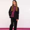 Broeken*Geisha Fashion Geisha Girls Pantalon Straight Fit 41578K-60 zwart