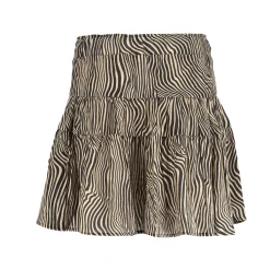 Rokken*Geisha Fashion Geisha Girls Rokje Met Zebra Print En Lurex 46595K-20 off-white